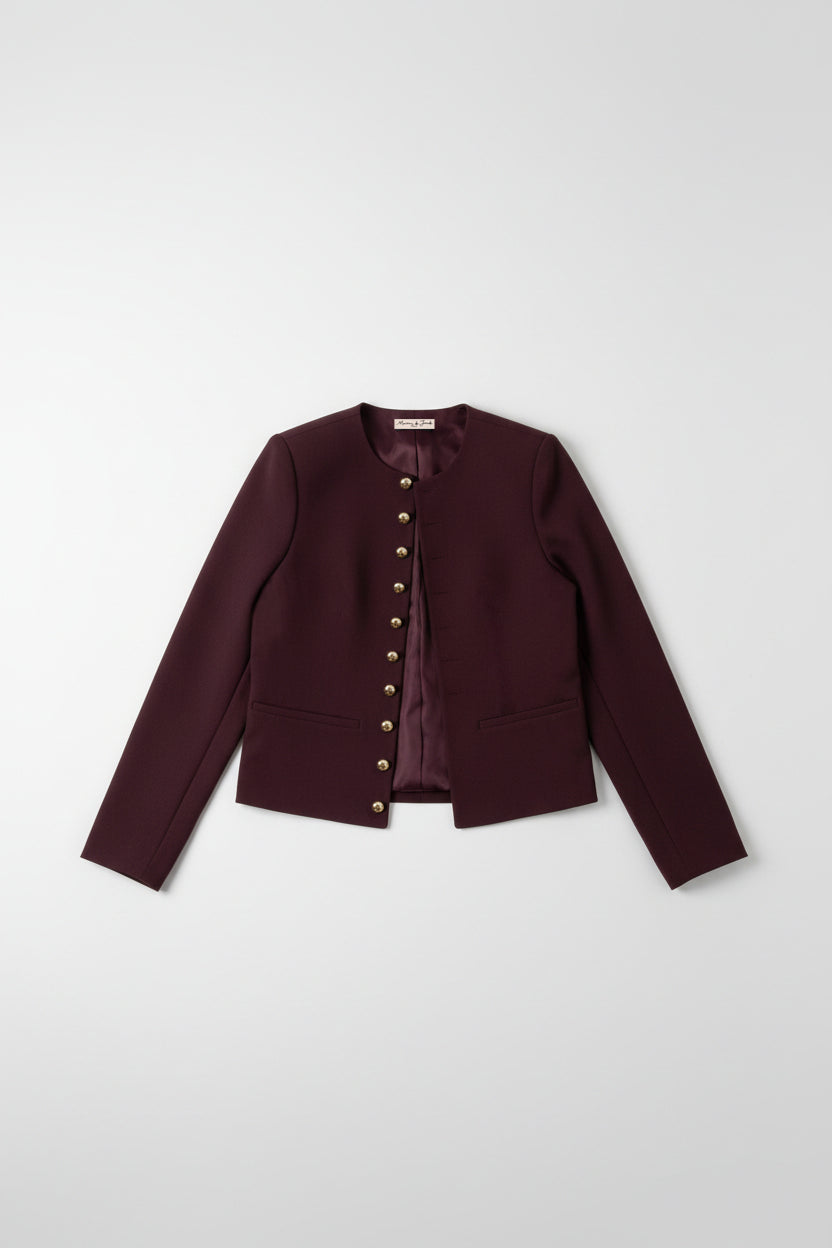 Burgundy Blazer