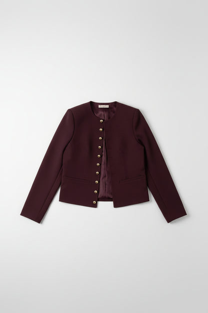 Burgundy Blazer