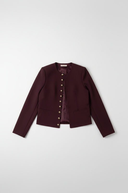 Burgundy Blazer
