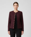Burgundy Blazer