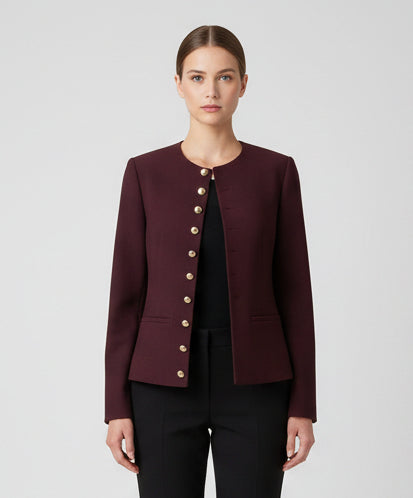 Burgundy Blazer