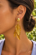 Leaf earrings