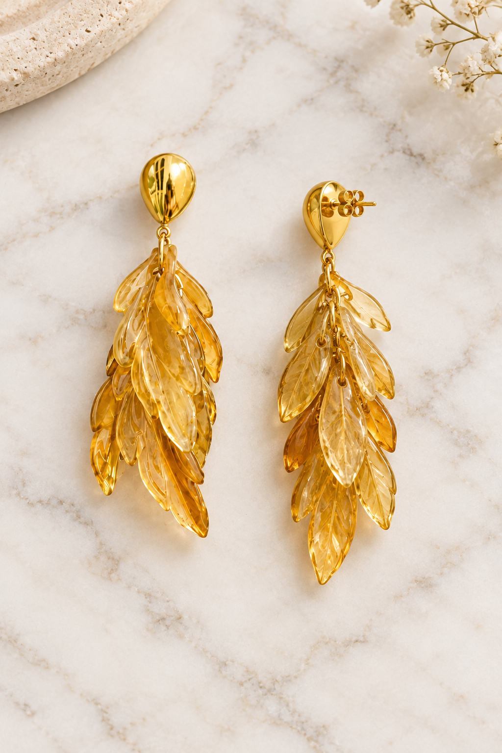Leaf earrings