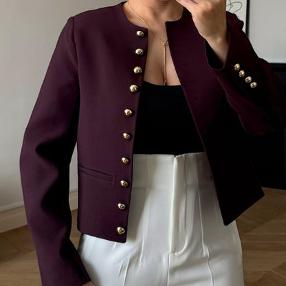 Burgundy Blazer