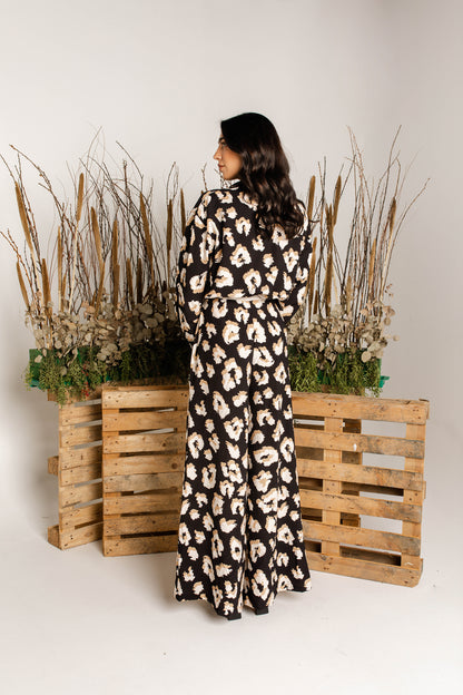Leopard print jumpsuit