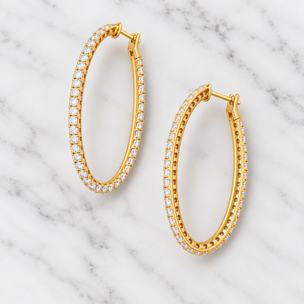Hoop earrings