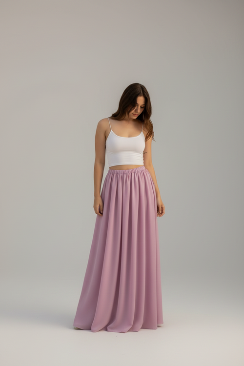 Adjustable gathered skirt