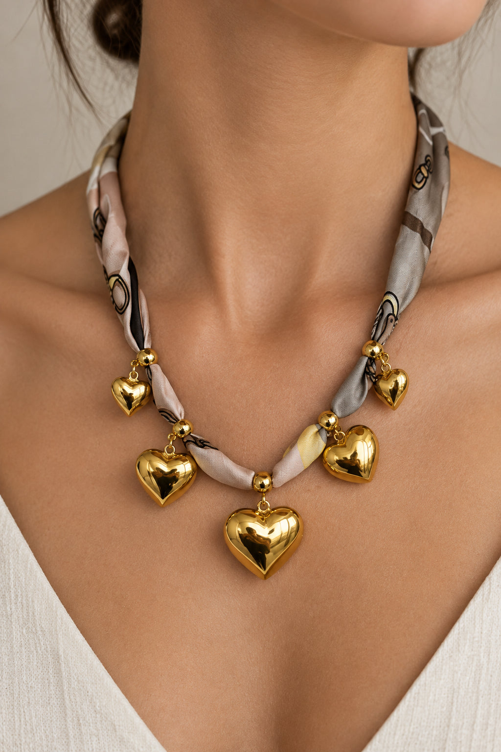 Scarf necklace