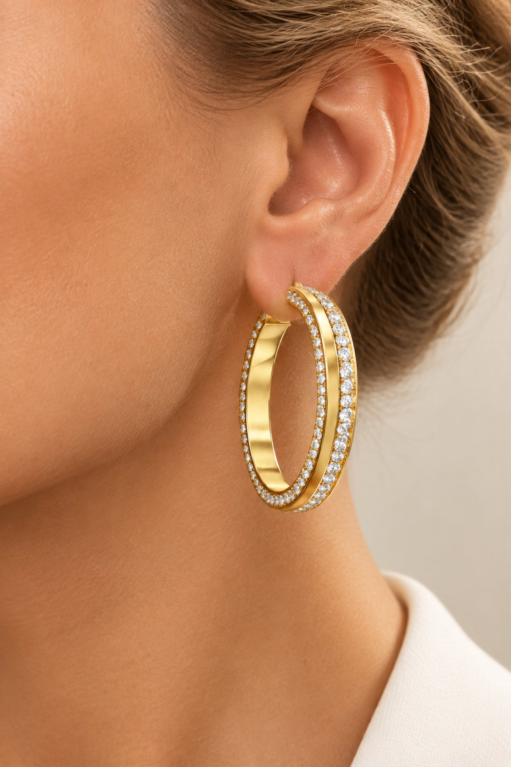 Hoop earrings