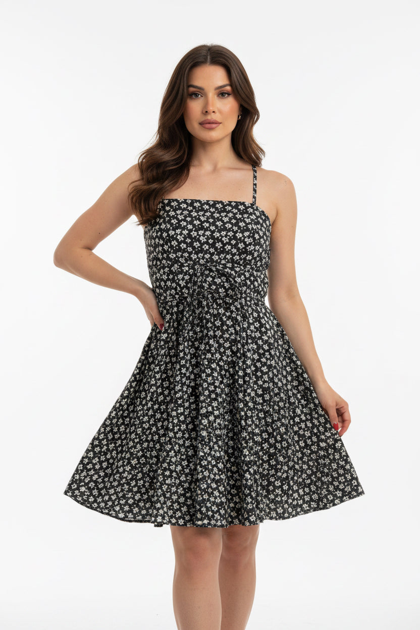 Floral adjustable dress