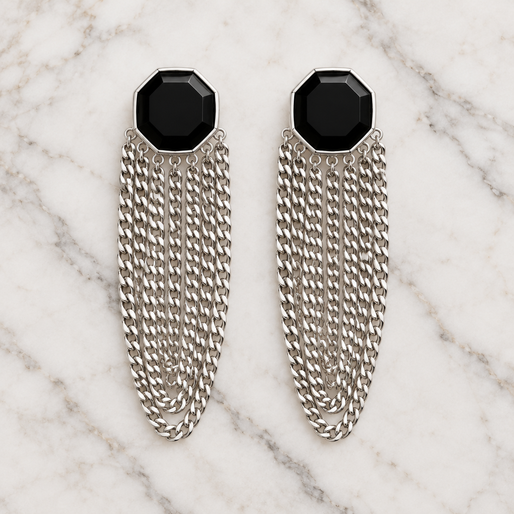 Chain earrings