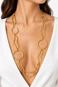 Long statement necklace