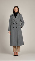 Herringbone Wool Coat