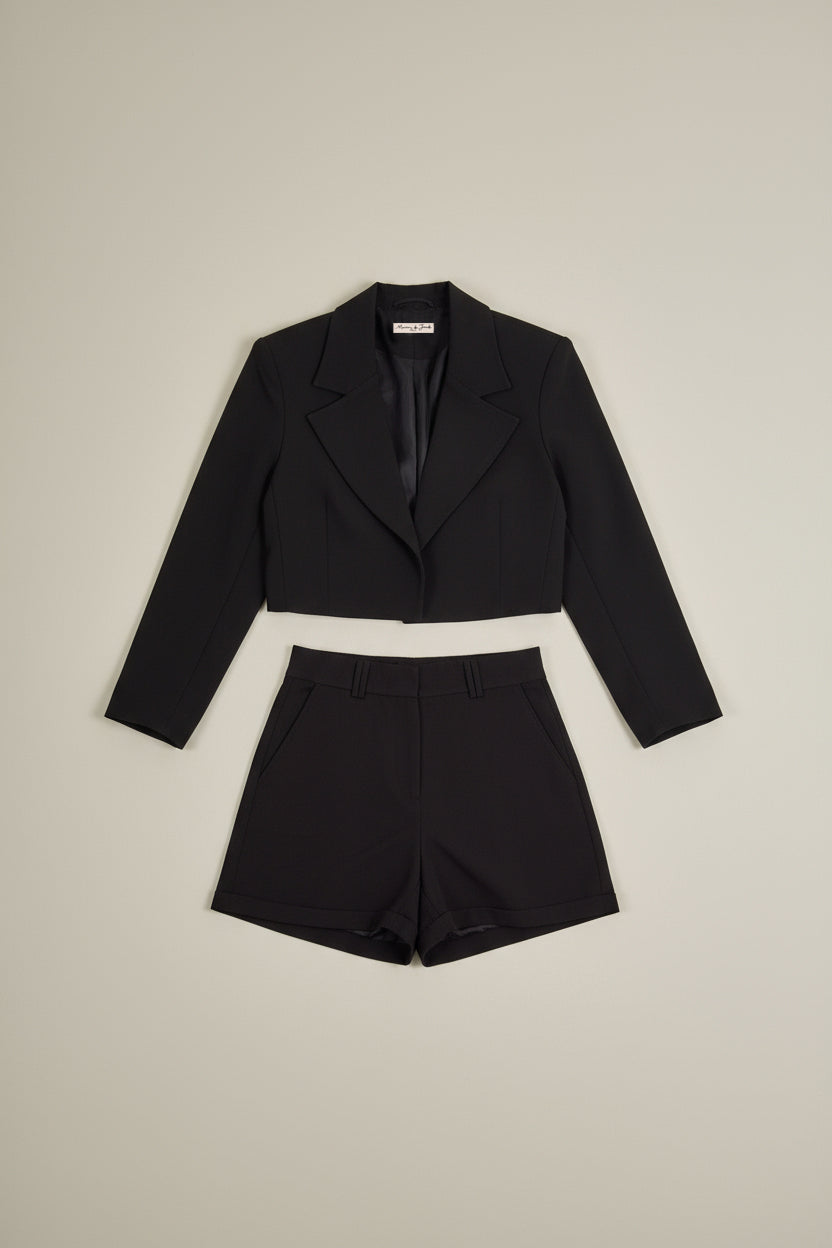 Tailored jacket with shorts