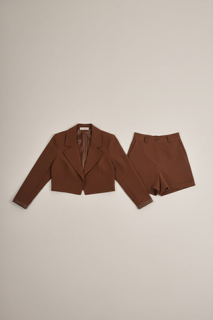 Tailored jacket with shorts