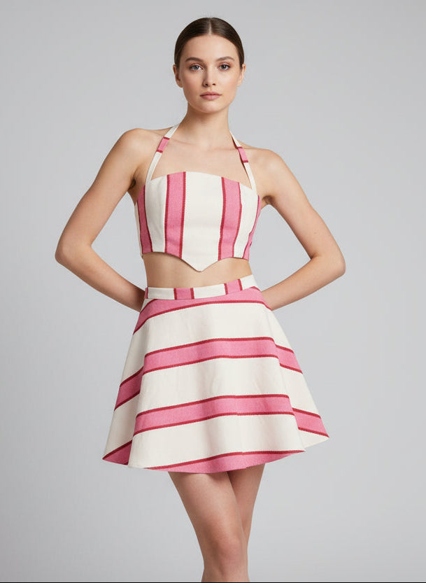 Pink Striped Set