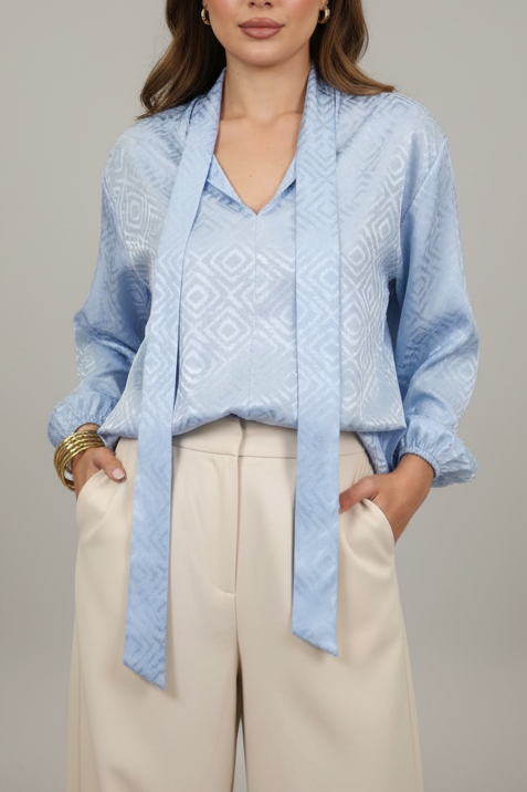 Printed Blue shirt