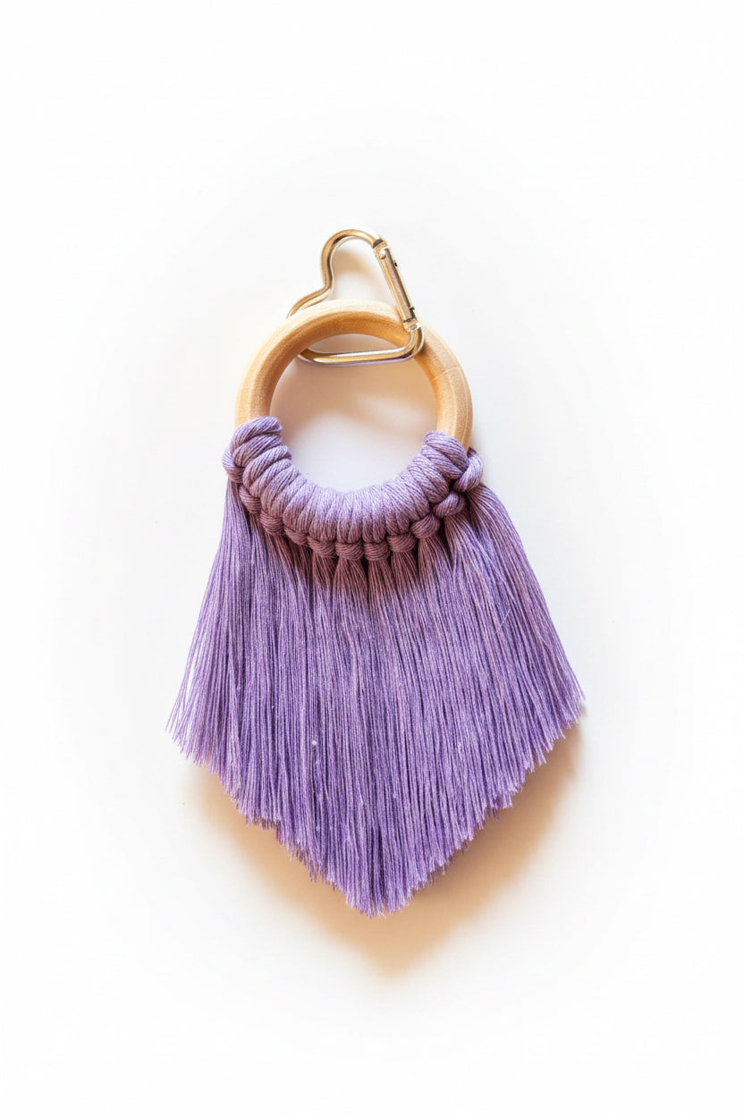 Lavender bag charm