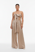 Crepe Satin jumpsuit for rent