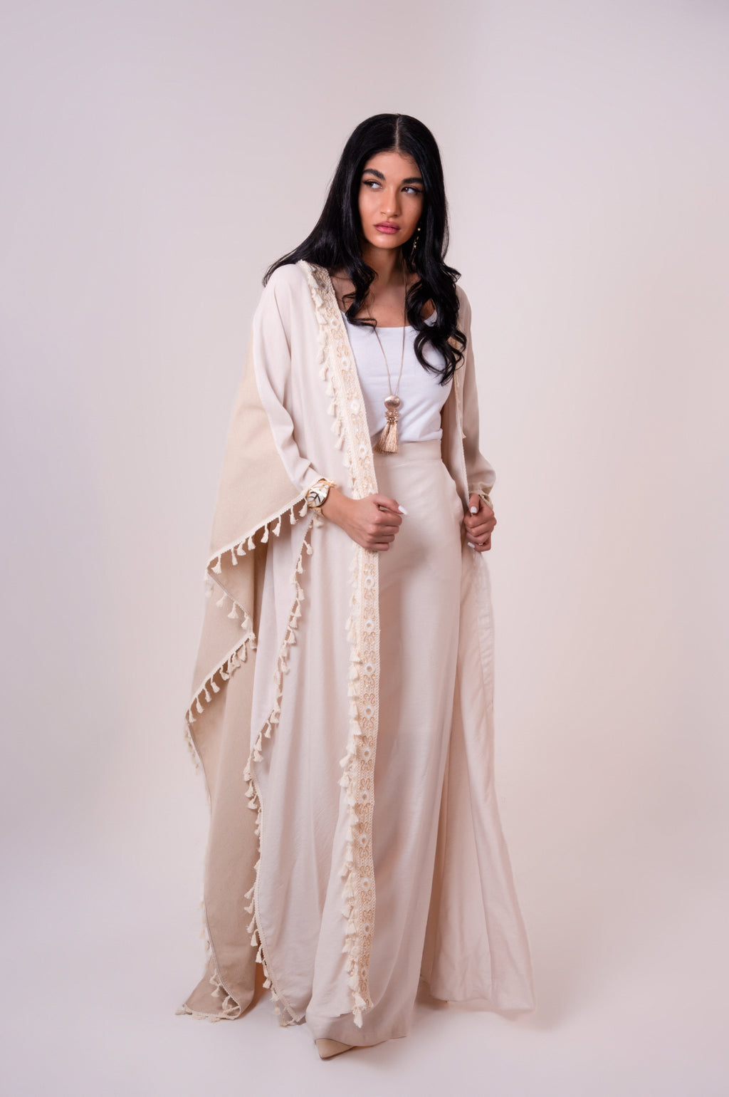 Off-white Bohemian Shawl