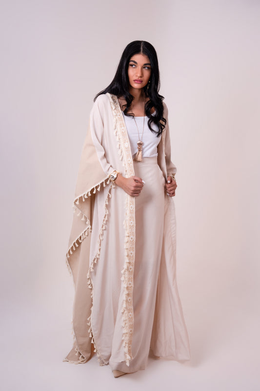 Off-white Bohemian Shawl