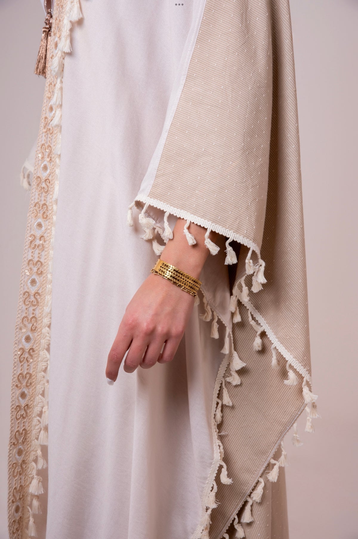 Off-white Bohemian Shawl