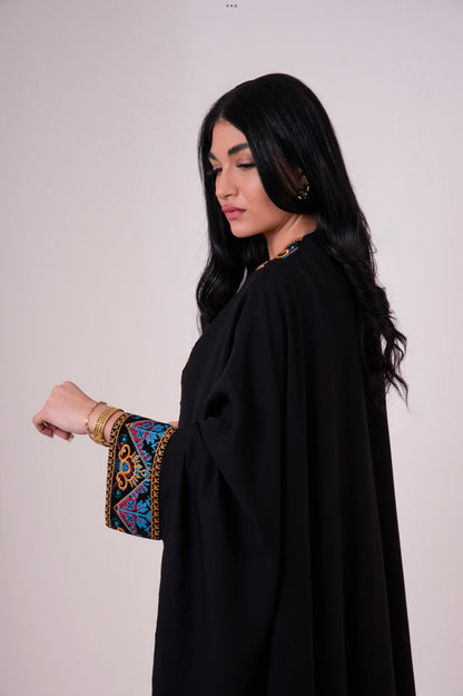 Black Arabesque Abaya