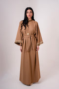 Beige Gabardine Dress