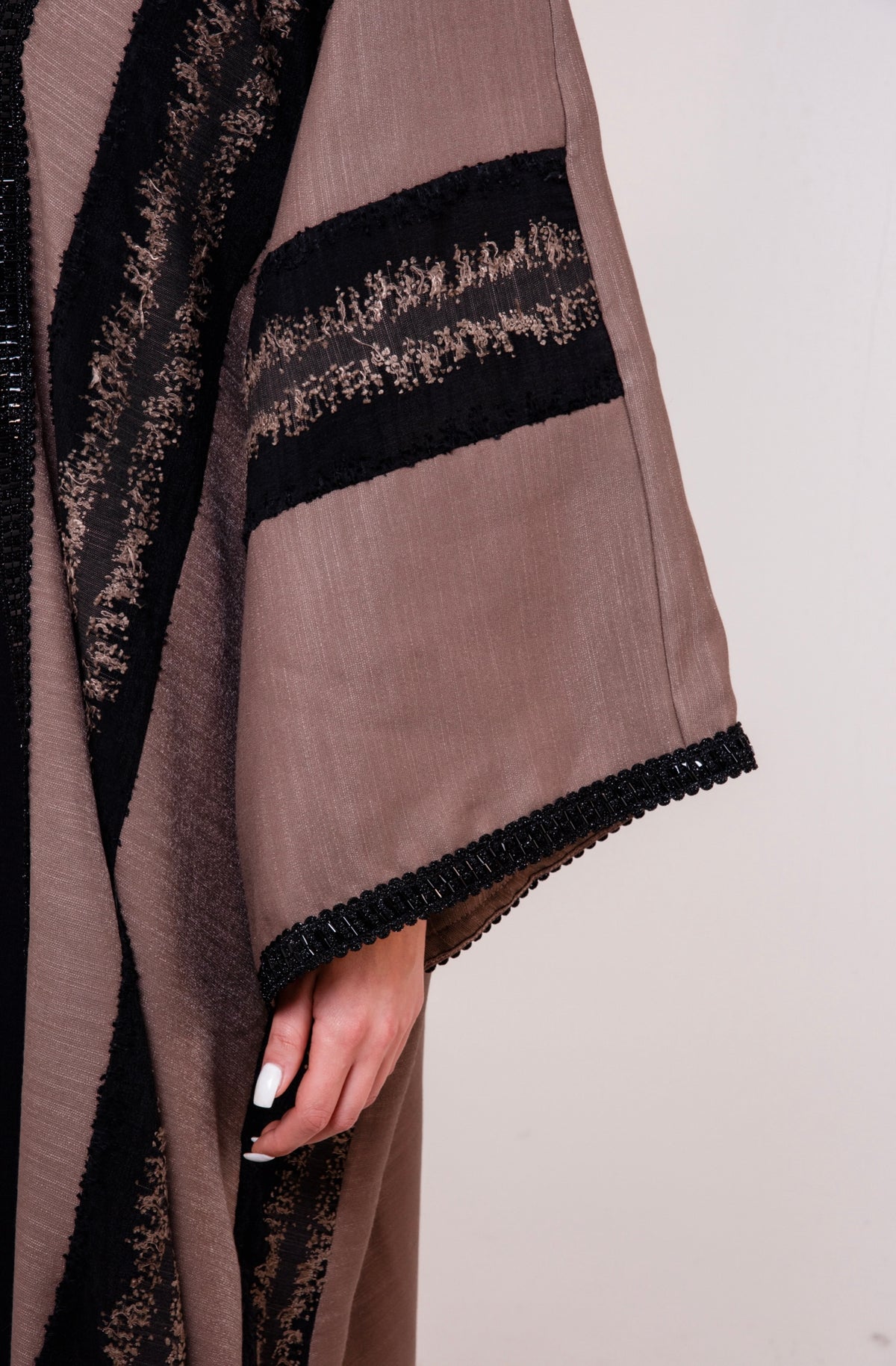 Mocha Gabardine Abaya
