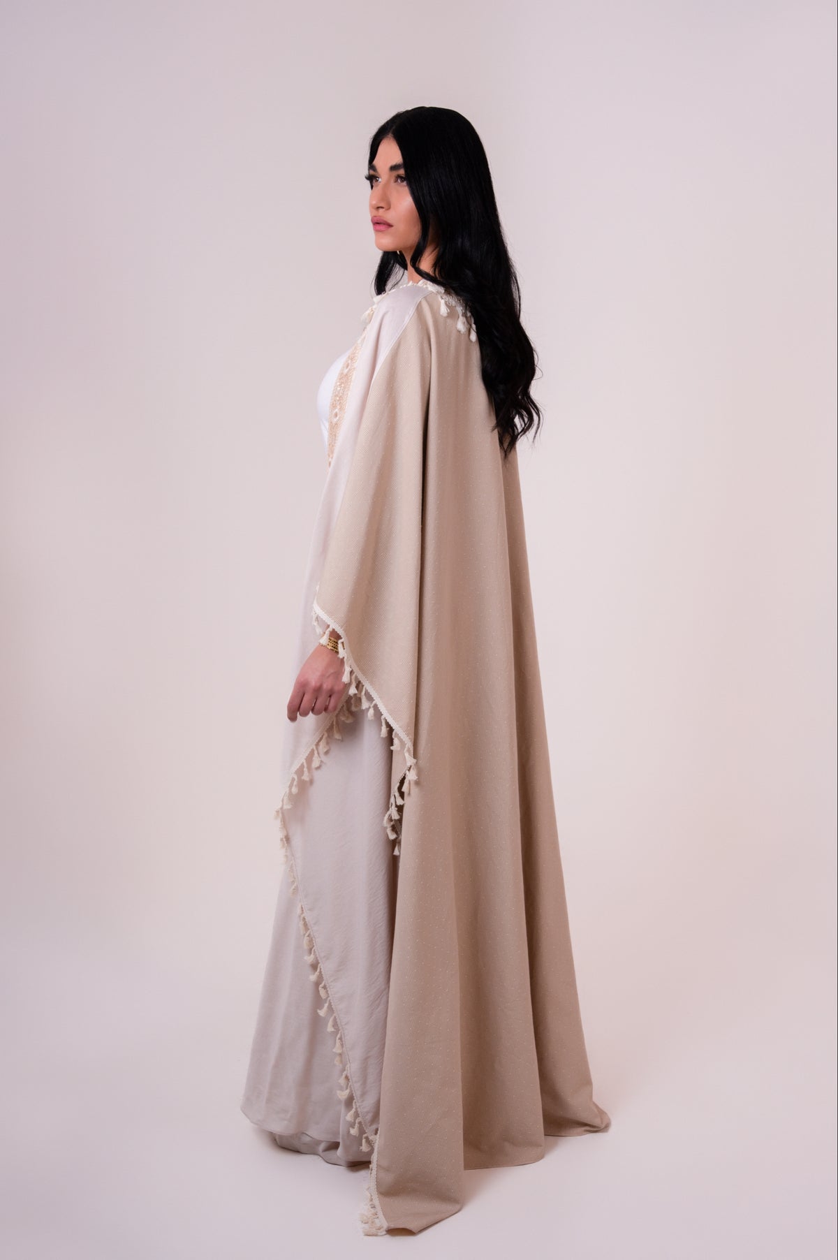 Off-white Bohemian Shawl