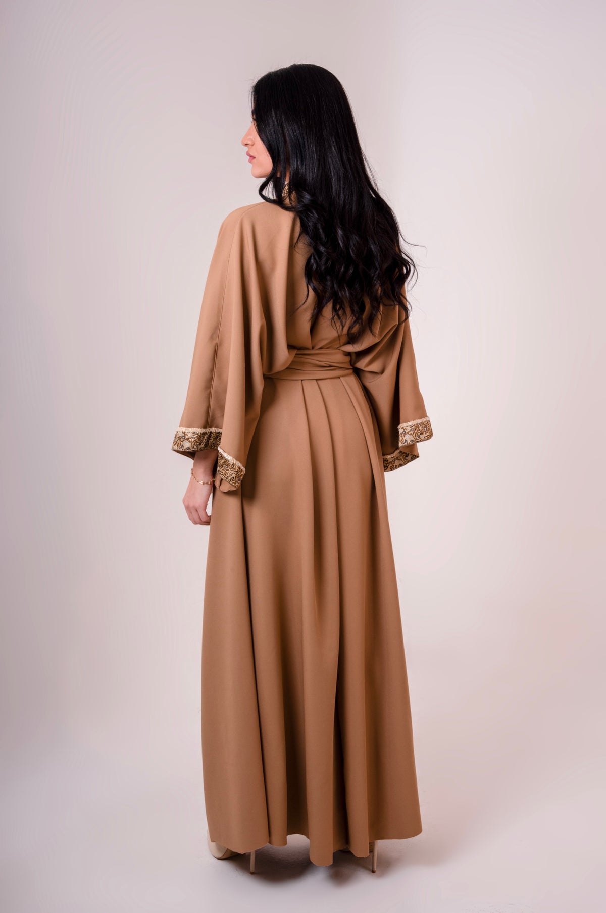 Beige Gabardine Dress
