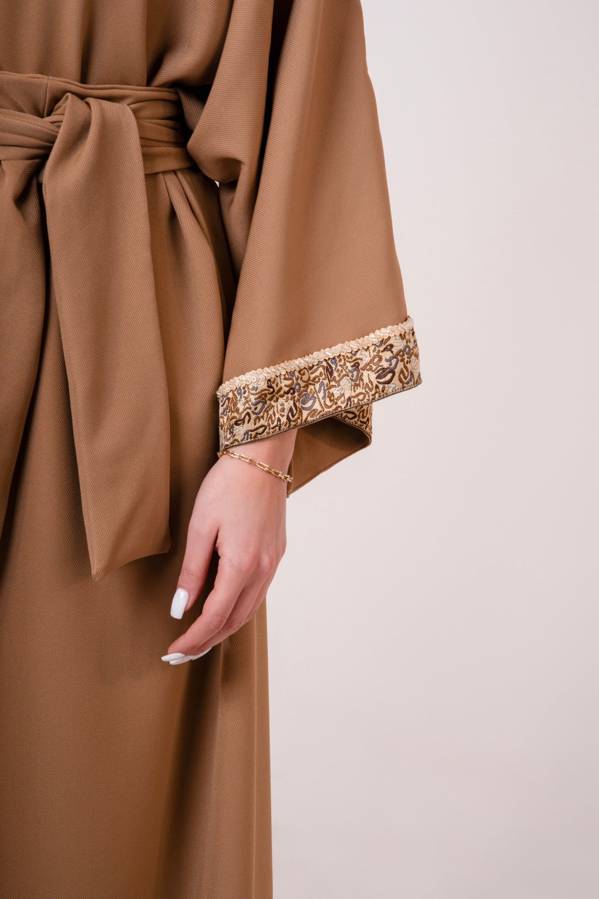 Beige Gabardine Dress