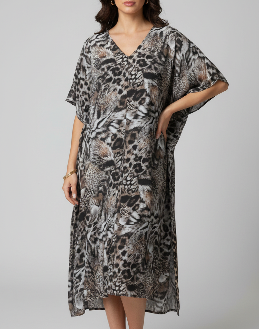 Leopard tunic dress