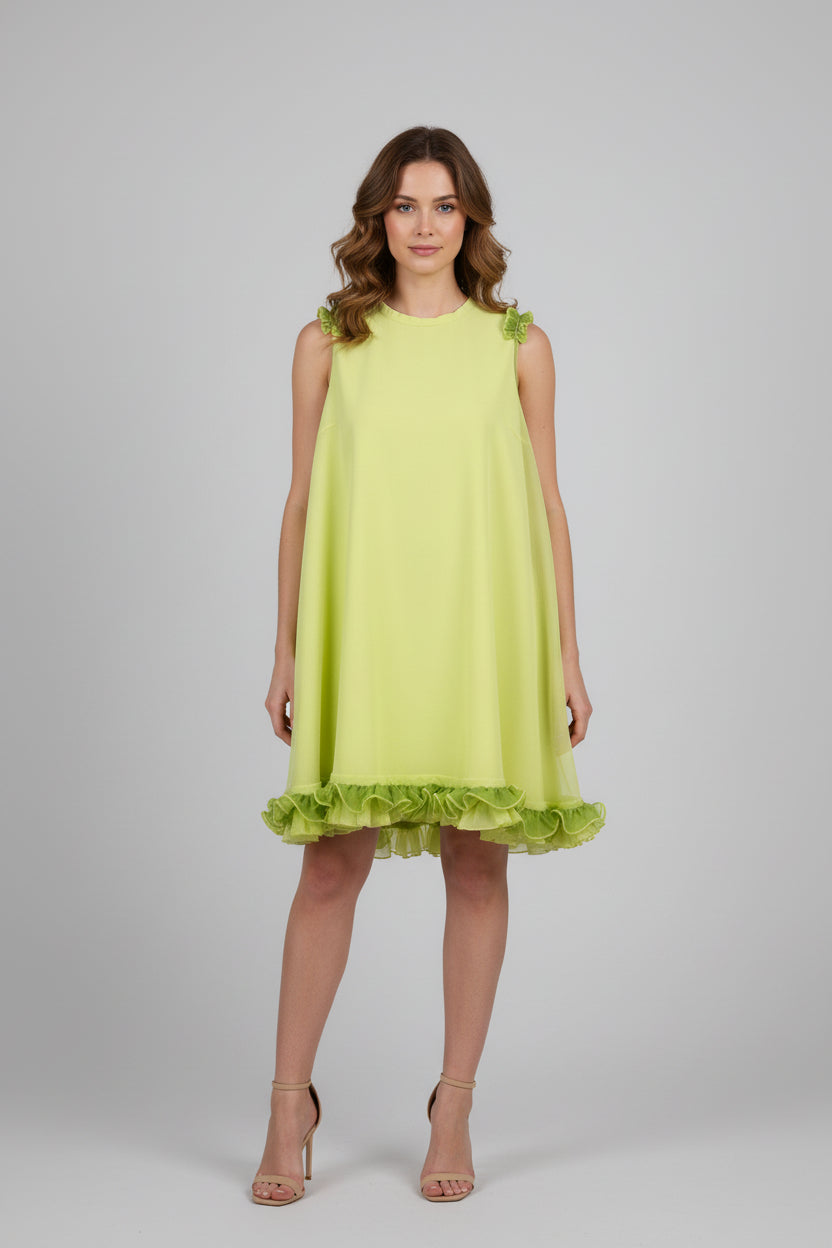 Neon Green Dress