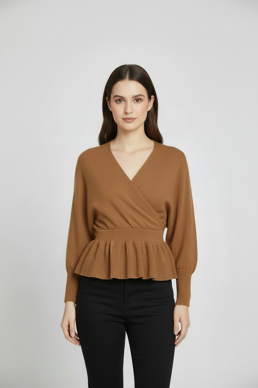 Tan Wool Top