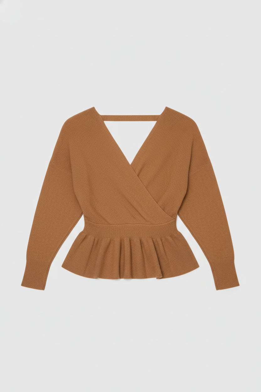 Tan Wool Top