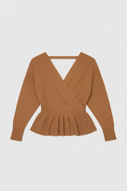 Tan Wool Top